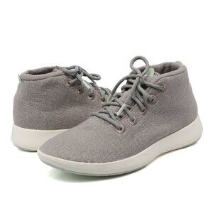 Allbirds Runner-Up Mizzels Shoes Merino Wool Sneakers Grey Mint Water Resistant